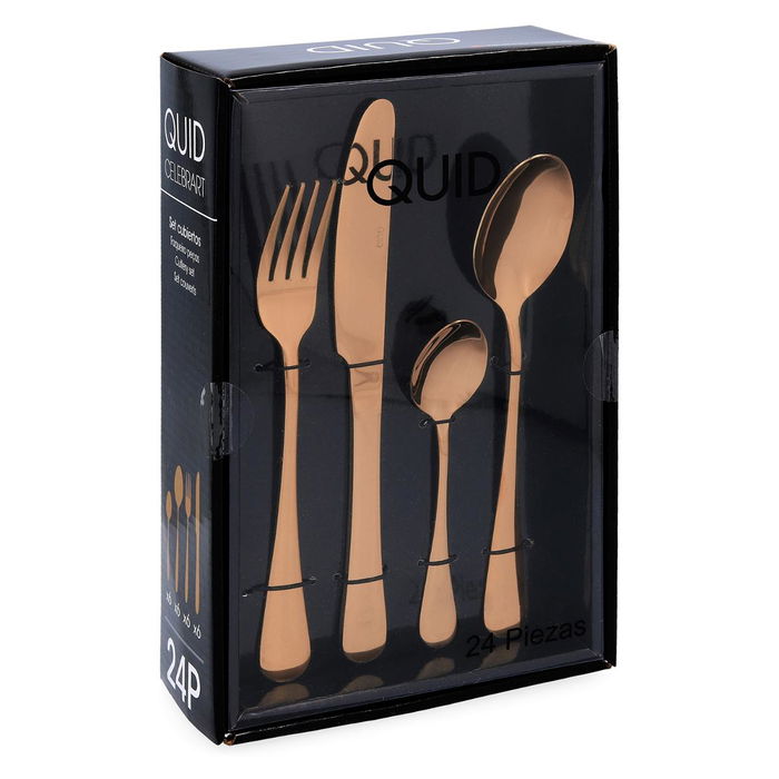 Set 24 Cubiertos Acero Inox Celebrart Quid 26 cm-2 mm