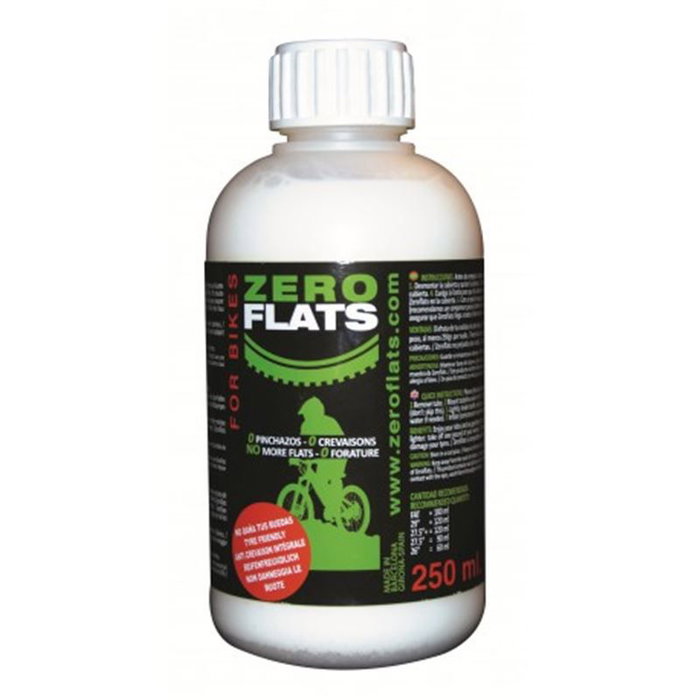 Zeroflats Sellante para Ruedas: 180 ml para 29" | Cantidad para 4 x 26", 3 x 27,5", 2 x 29" Zeroflats Sellante para Ruedas: 180 ml para 29" | Cantidad para 4 x 26", 3 x 27,5", 2 x 29"