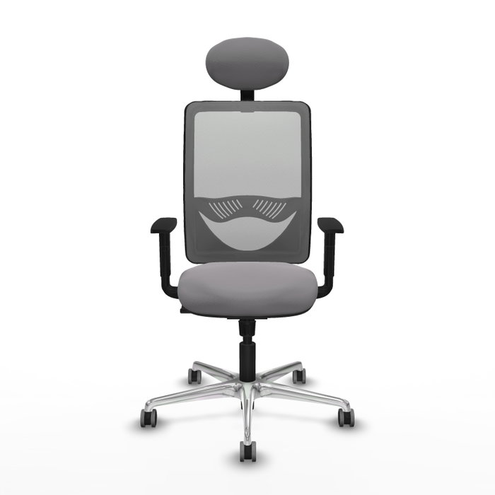 PIQUERAS Y CRESPO Silla de oficina Zulema Gris con mecanismo Sincro PIQUERAS Y CRESPO Silla de oficina Zulema Gris con mecanismo Sincro