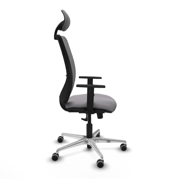 PIQUERAS Y CRESPO Silla de oficina Zulema Gris con mecanismo Sincro PIQUERAS Y CRESPO Silla de oficina Zulema Gris con mecanismo Sincro