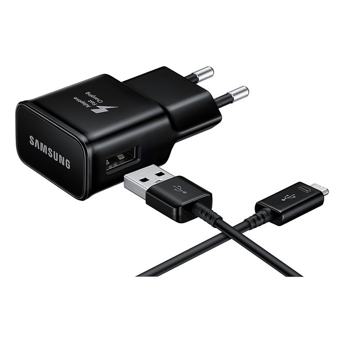 Samsung Cargador Rápido 15W Adaptador de Corriente con Cable USB Tipo-C 1.5m Negro (EP-TA20) - Bulk Samsung Cargador Rápido 15W Adaptador de Corriente con Cable USB Tipo-C 1.5m Negro (EP-TA20) - Bulk