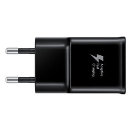 Samsung Cargador Rápido 15W Adaptador de Corriente con Cable USB Tipo-C 1.5m Negro (EP-TA20) - Bulk