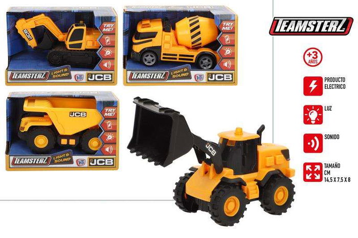 Color Baby Vehículo Construcción Obras Públicas con Luz y Sonido - Modelos Surtidos