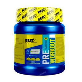 BEST PROTEIN Pre Workout Blue Tropic 300Gr. Suplemento Energético con Creatina, Cafeína y BCAA para Rendimiento Deportivo