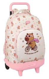 Safta Mochila con Ruedas Capibara Extraíble 33x45x22cm