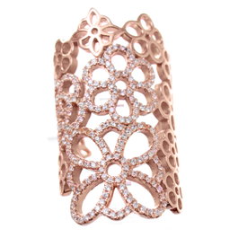 Folli Follie Anillo 3R15S135RC-54 Rosa Talla 54