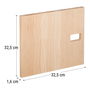 Astigarraga Puerta Serie Dinamic Pino Macizo 32,5x1,6x32,5cm Dmps00.99