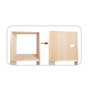 Astigarraga Puerta Serie Dinamic Pino Macizo 32,5x1,6x32,5cm Dmps00.99