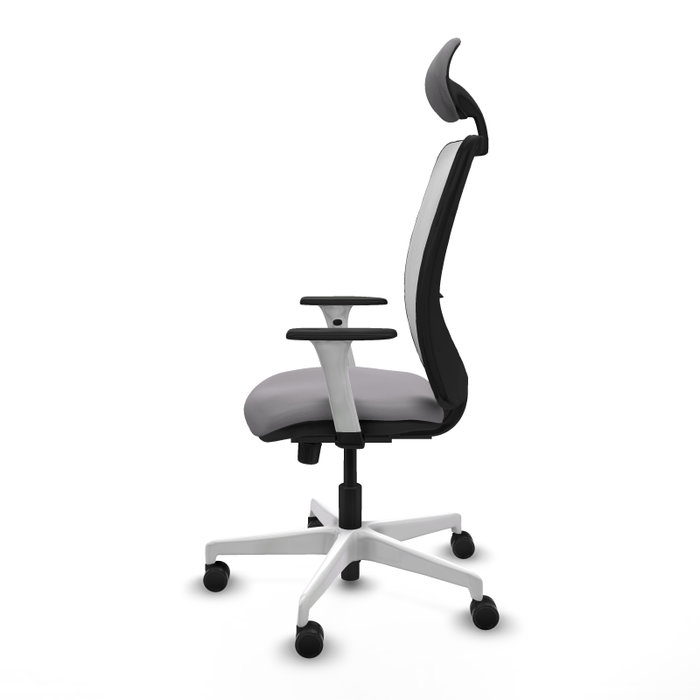 PIQUERAS Y CRESPO Silla de oficina Zulema con Mecanismo Sincro, Gris y Blanco PIQUERAS Y CRESPO Silla de oficina Zulema con Mecanismo Sincro, Gris y Blanco
