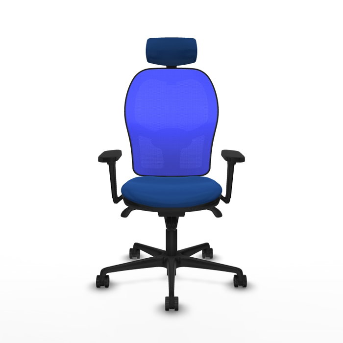 PIQUERAS Y CRESPO Silla de oficina Jorquera azul con mecanismo Sincro PIQUERAS Y CRESPO Silla de oficina Jorquera azul con mecanismo Sincro