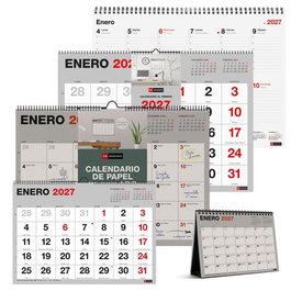 Miquelrius Lote de 52 Calendarios de Escritorio 2027 Basic&Recycled Surtido
