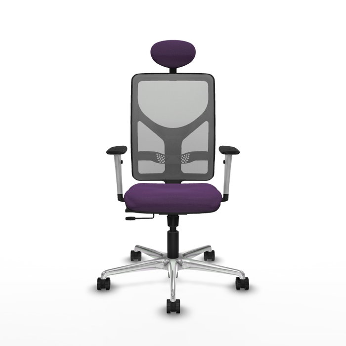 PIQUERAS Y CRESPO Silla de oficina Motilla con mecanismo Sincro/Traslack, Morado y Gris PIQUERAS Y CRESPO Silla de oficina Motilla con mecanismo Sincro/Traslack, Morado y Gris