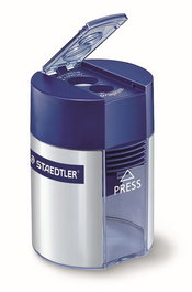 Afilalapiz Staedtler Doble C/Deposito Transparente Expositor 10