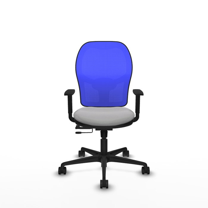 PIQUERAS Y CRESPO Silla de oficina Jorquera Sincro/Traslack Gris claro/Azul