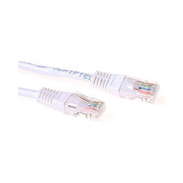 ACT Cable de parcheo U/UTP CAT6 de 15 metros Blanco con conectores RJ45