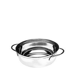 Mepra Legumbrera Italia - Bol para verduras de acero inoxidable, 24 cm de diámetro (2.7 l), Orfebrería