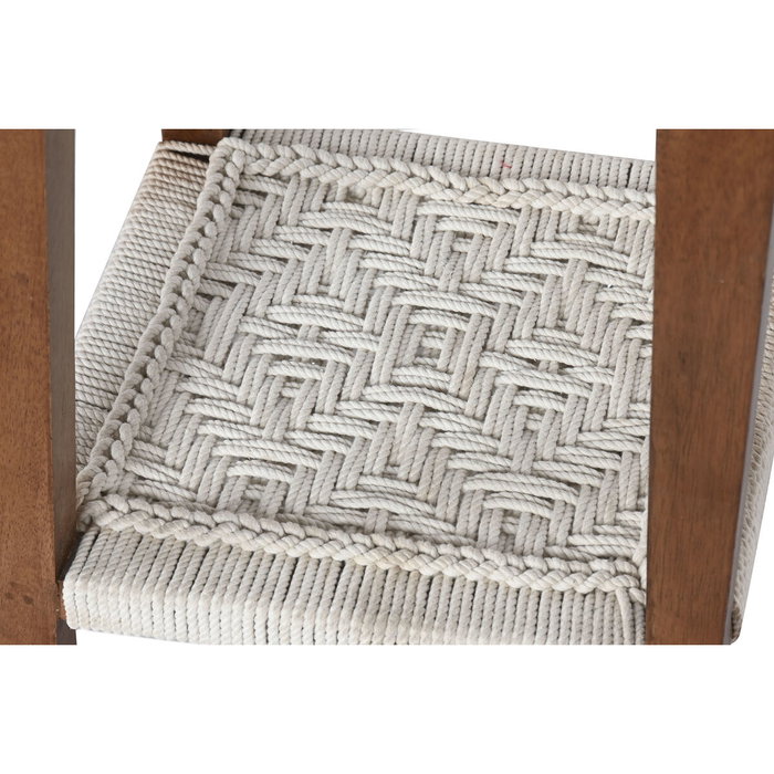 DKD Home Decor Consola Colonial Marron Crudo Mango Algodon 95x81x40 cm Set de 3