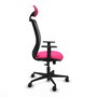 PIQUERAS Y CRESPO Silla de oficina Zulema Rosa y Negro