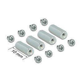DeLOCK 18218 Kit de montaje M2.5 con espaciadores hexagonales de 10 mm para Raspberry Pi