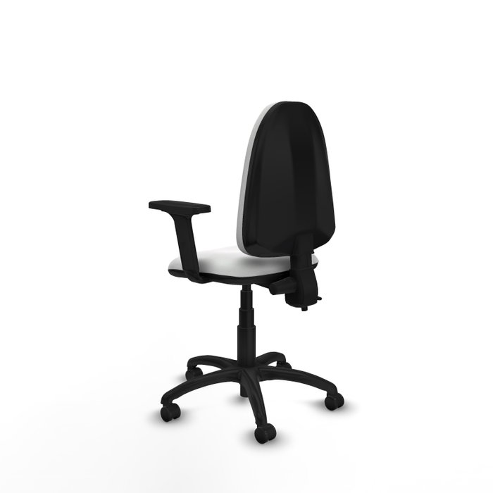 PIQUERAS Y CRESPO Silla de oficina Aýna Blanca con Brazos 2D PIQUERAS Y CRESPO Silla de oficina Aýna Blanca con Brazos 2D