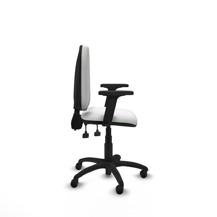 PIQUERAS Y CRESPO Silla de oficina Aýna Blanca con Brazos 2D PIQUERAS Y CRESPO Silla de oficina Aýna Blanca con Brazos 2D