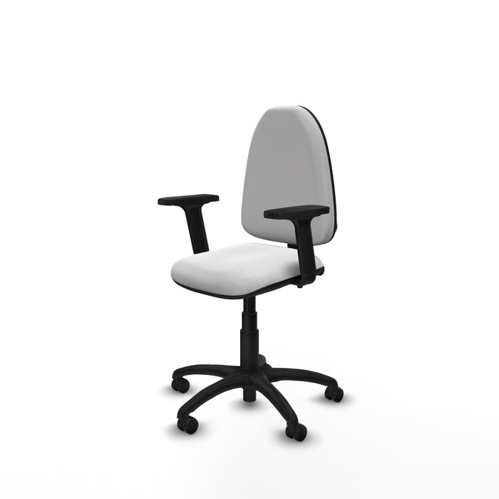 PIQUERAS Y CRESPO Silla de oficina Aýna Blanca con Brazos 2D PIQUERAS Y CRESPO Silla de oficina Aýna Blanca con Brazos 2D