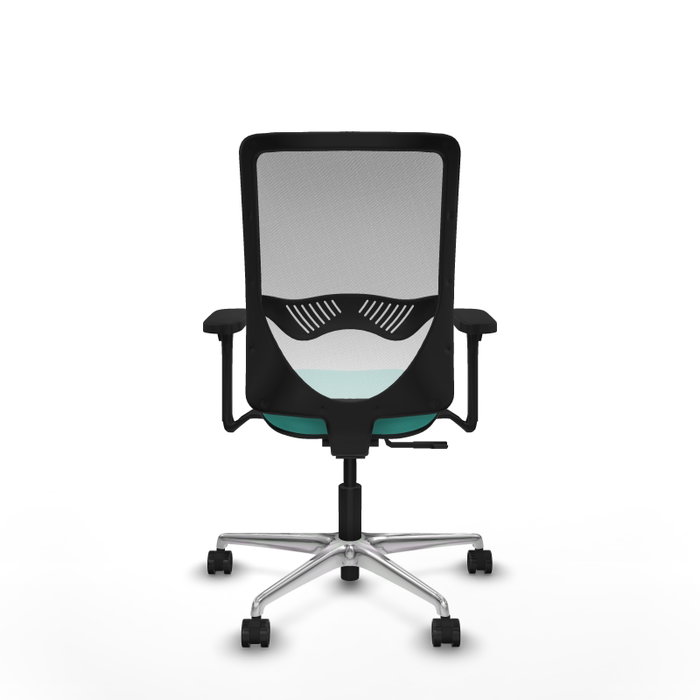 PIQUERAS Y CRESPO Silla de oficina Zulema con mecanismo Sincro, Turquesa y Blanco PIQUERAS Y CRESPO Silla de oficina Zulema con mecanismo Sincro, Turquesa y Blanco