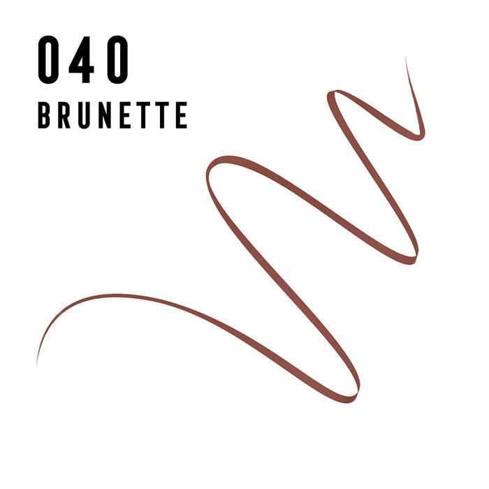 Max Factor Masterpiece Micro Marker rotulador de cejas #40-Brunette 1 ml - Punta ultra fina y larga duración hasta 24 horas