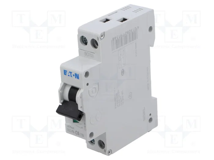 EATON ELECTRIC FAZ-PN-C6/1N Interruptor magnetotérmico 6A 1+N EATON ELECTRIC FAZ-PN-C6/1N Interruptor magnetotérmico 6A 1+N
