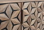 GINER Y COLOMER Mueble TV de madera de mango con 4 puertas