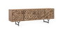 GINER Y COLOMER Mueble TV de madera de mango con 4 puertas