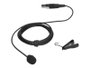 ClearOne Micrófono Lavalier Cardioide Negro para Transmisor Inalámbrico de Beltpack