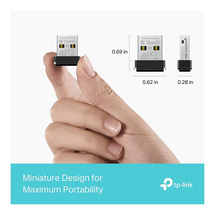 TP-Link Archer TX1U Nano Adaptador de Red USB