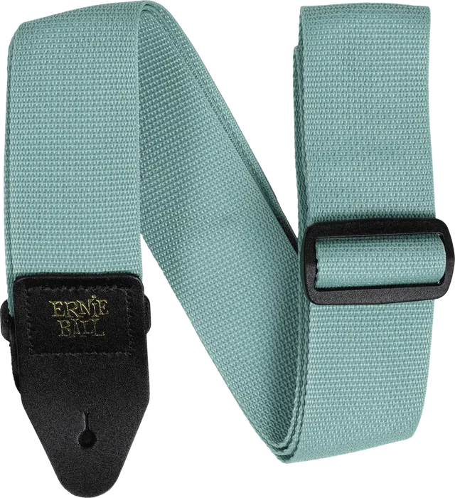 Ernieball Correa Guitarra y Bajo Polypro - Verde Surf Ajustable 104-183cm Ancho 5cm Cuero Resistente Ernieball Correa Guitarra y Bajo Polypro - Verde Surf Ajustable 104-183cm Ancho 5cm Cuero Resistente