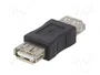 AKYGA Adaptador USB 2.0 USB A a tomacorriente, niquelado