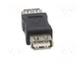 AKYGA Adaptador USB 2.0 USB A a tomacorriente, niquelado