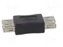 AKYGA Adaptador USB 2.0 USB A a tomacorriente, niquelado