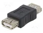 AKYGA Adaptador USB 2.0 USB A a tomacorriente, niquelado
