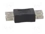 AKYGA Adaptador USB 2.0 USB A a tomacorriente, niquelado