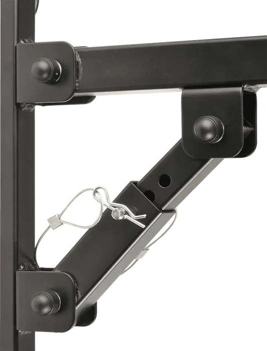 QUIKLOK Soporte Escuadra Altavoz De Pared (Par) Inclinación Ajustable Negro Acero 40kg