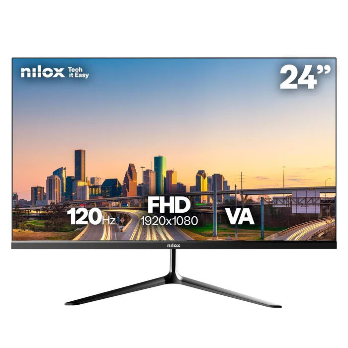 Nilox NXM24FHD1203 Monitor 24" FHD 120Hz 4ms VA HDMI VGA 250cd/m² VESA 75x75