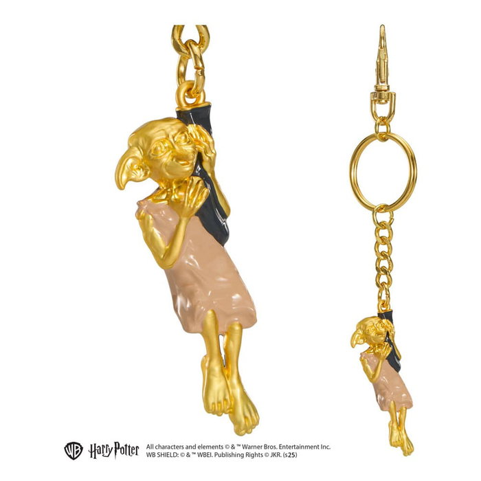 Harry Potter Llavero metálico Dobby color dorado 11 cm