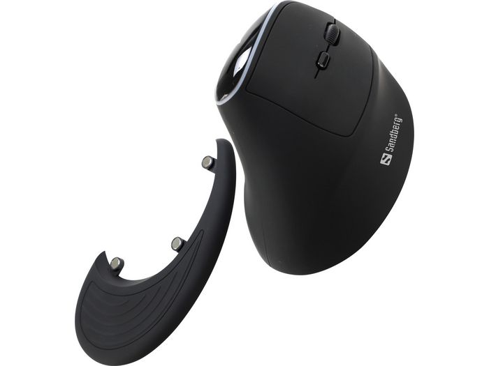 Sandberg Wireless Vertical Mouse Pro Ratón Ergonómico Inalámbrico Recargable