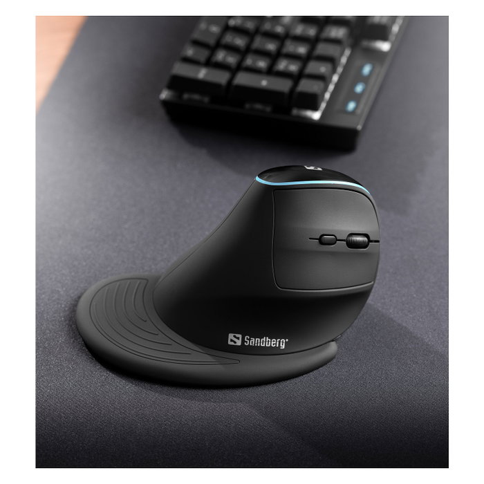 Sandberg Wireless Vertical Mouse Pro Negro Sandberg Wireless Vertical Mouse Pro Negro