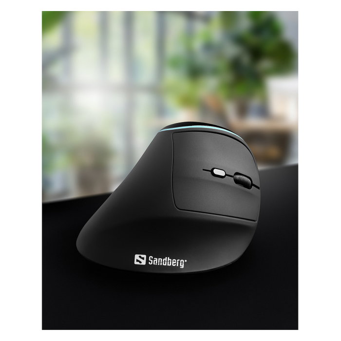 Sandberg Wireless Vertical Mouse Pro Negro Sandberg Wireless Vertical Mouse Pro Negro