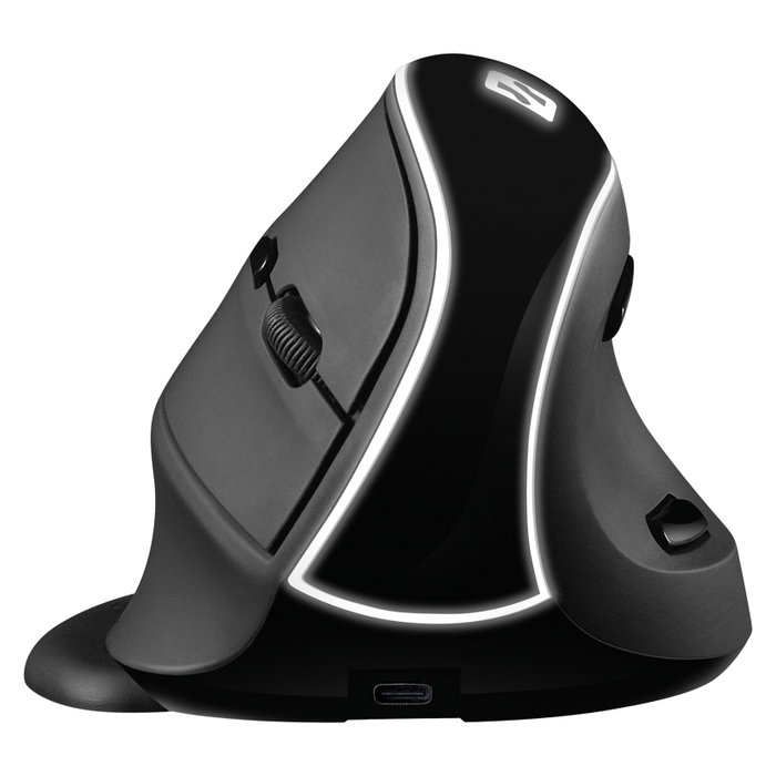 Sandberg Wireless Vertical Mouse Pro Negro Sandberg Wireless Vertical Mouse Pro Negro