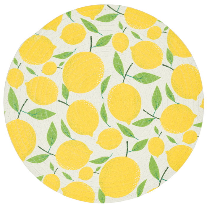 Home Deco Factory Bain De Soleil Individual Limones Diámetro 38 cm Home Deco Factory Bain De Soleil Individual Limones Diámetro 38 cm