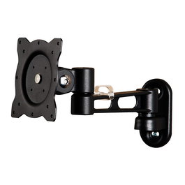 ROLINE Soporte de Pared para Monitor LCD 17.03.1197, 4 Brazos Articulados, 180 Grados, Hasta 10 kg, Color Negro, 75x75 - 100x100 mm VESA