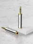 Vention Adaptador de Audio Jack 2.5 mm Macho a Jack 3.5 mm Hembra Plata VAB-S02