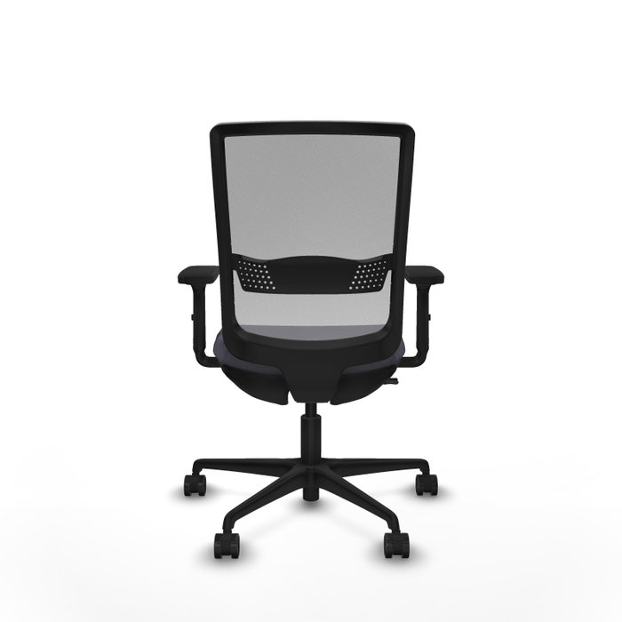 PIQUERAS Y CRESPO Silla de oficina Haches, Mecanismo Sincro/Traslack, Gris